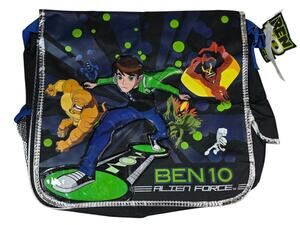 Ben 10 Cartoon Network Vintage Messenger Bag School Backpack